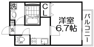 アイリス寝屋川の物件間取画像